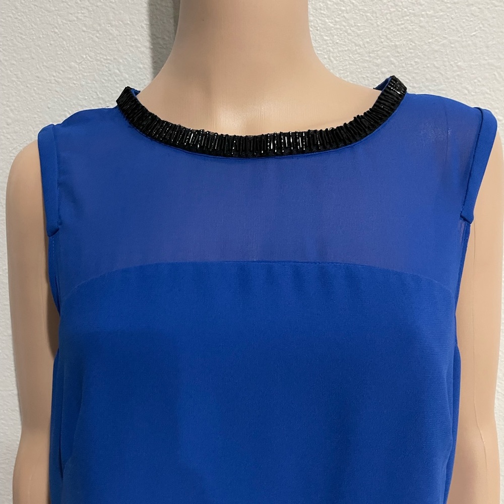 Andrew Marc Womens electric Blue Sheath Dress. NWT - Picture 4 of 8